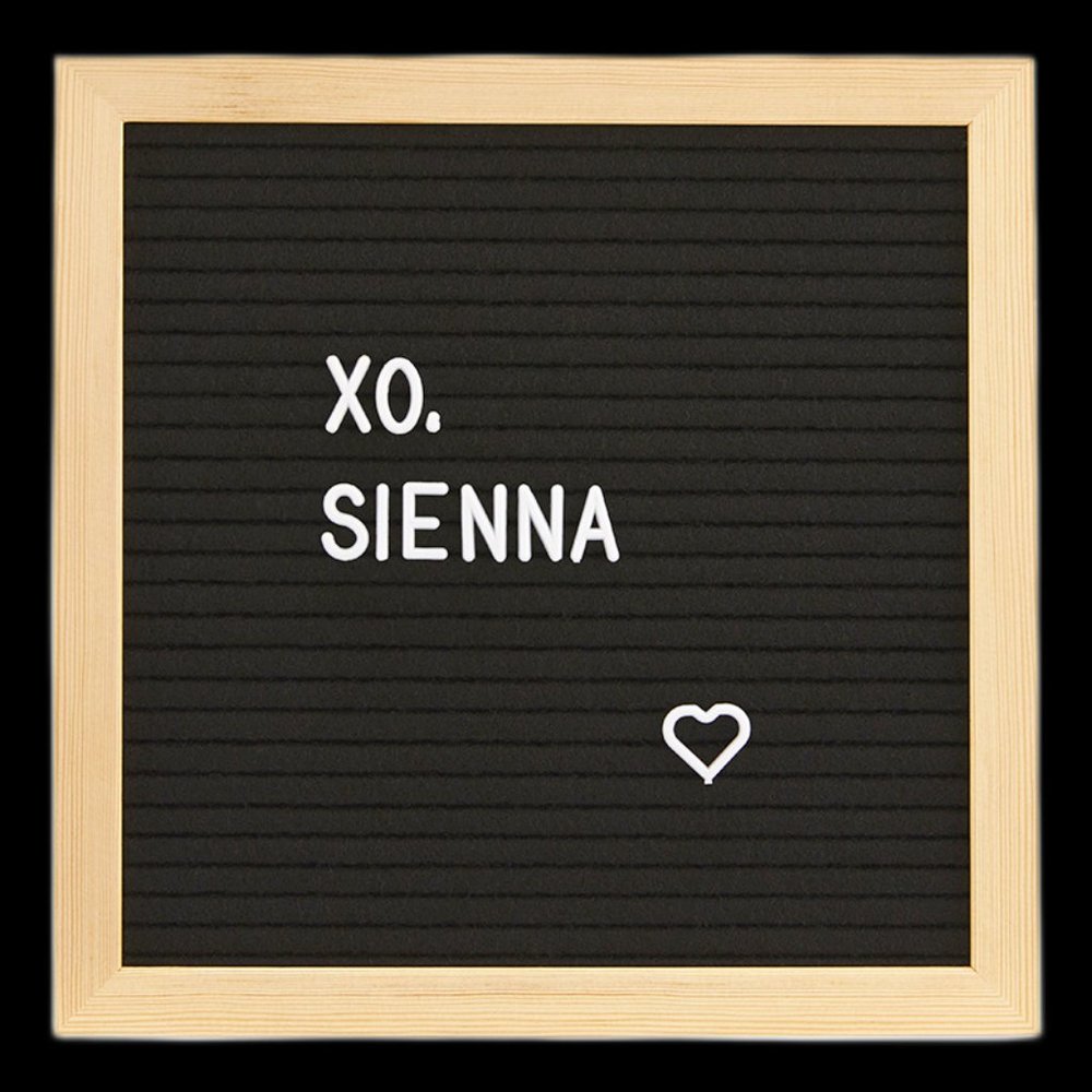 XO Sienna Felt Message Board